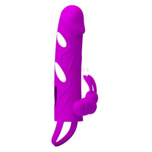 Péniszköpeny vibrációs csiklóizgatóval – Pretty Love