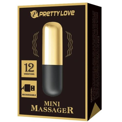 Pretty Love akkus arany mini vibrátor
