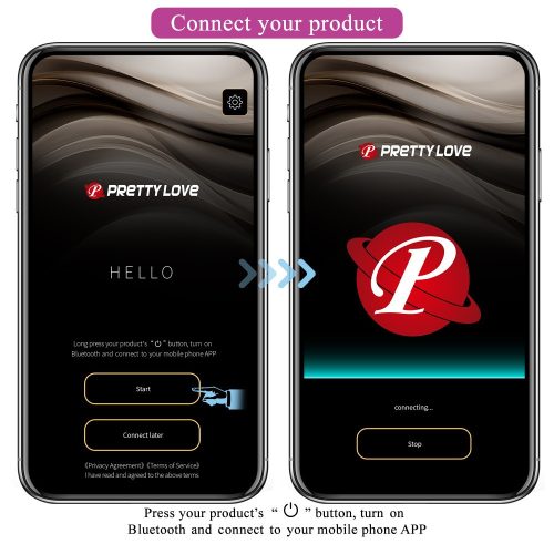 Pretty Love Nymph APP-os  vibrációs tojás