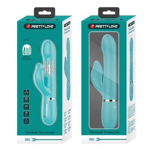 Pretty Love Falin csiklókaros fel-le mozgó vibrátor - zöld