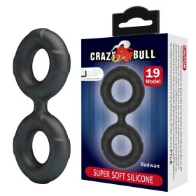 Crazy Bull Radwan dupla szilikon péniszgyűrű