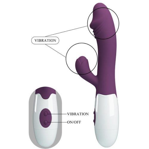 Pretty Love Snappy 30 funkciós csiklókaros vibrátor - lila