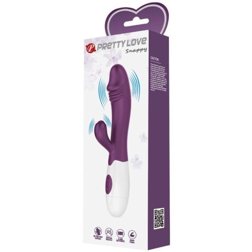 Pretty Love Snappy 30 funkciós csiklókaros vibrátor - lila