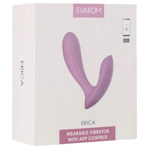 Svakom Erica okos viselhető szilikon vibrátor - lila
