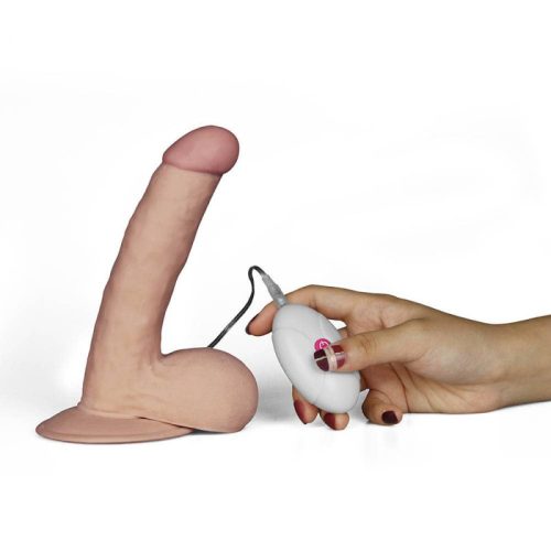 Lovetoy ultra soft vibrációs pénisz - 17 cm
