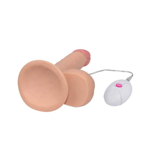 Lovetoy ultra soft vibrációs pénisz - 17 cm