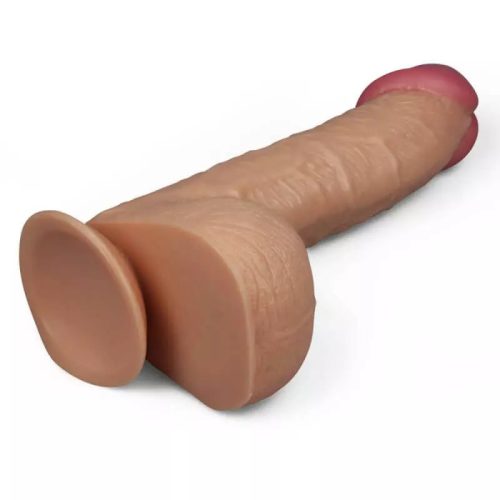 XXL méretű Lovetoy letapasztható dildó 
