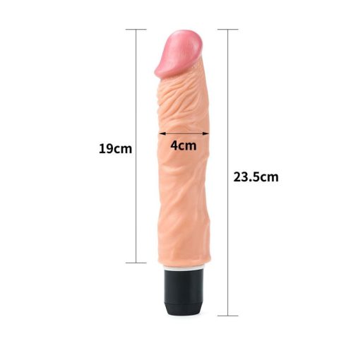 Erezett felszínű Lovetoy vibrációs pénisz 
