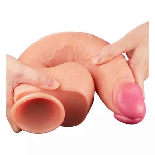 Lovetoy rugalmas élethű óriás dildó - 30 cm