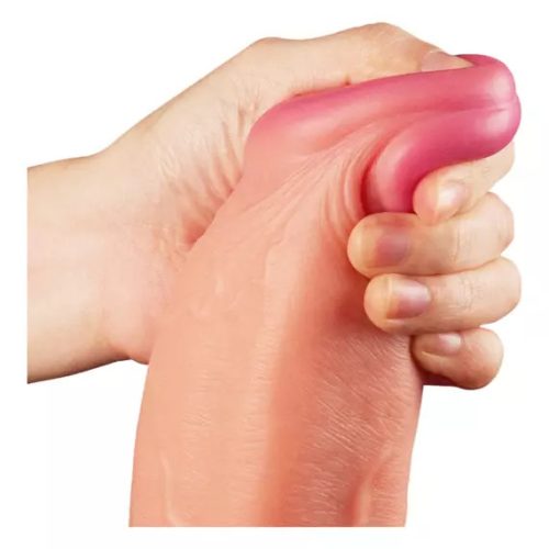 Lovetoy rugalmas élethű óriás dildó - 30 cm