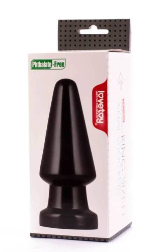 Lovetoy extra nagy anál plug - fekete
