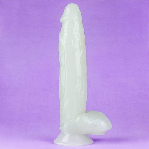 Lumino sötétben világító letapasztható dildó - 26 cm