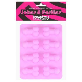 Fütyi formájú jégkocka készítő - 8 db