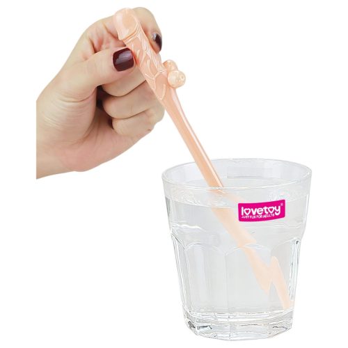 Lovetoy - realisztikus natúr pénisz szívószál