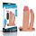 Lovetoy vibrációs péniszköpeny anál dildóval - 21 cm