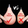 Lovetoy pumpálható letapasztható dildó - 25 cm