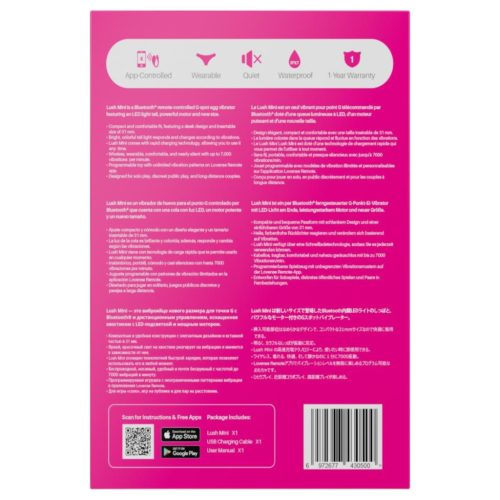 LOVENSE Lush Mini - okos vibrotojás