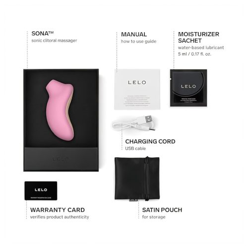 LELO Sona - hanghullámos pink csiklóizgató