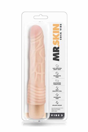 Mr.Skin vibrációs élethű pénisz - egyenes
