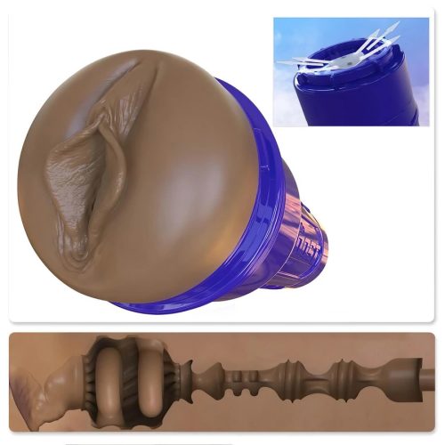 Fleshlight Boost Bang élethű punci maszturbátor – barna