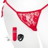 Vibrációs piros tanga - Mysecret Screaming Panty