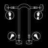Fetish Submissive Domination kötöző szett