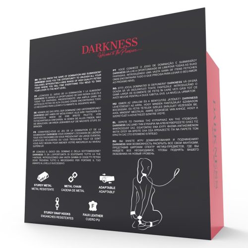 Darkness fekete bőr kötöző szett