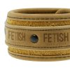 Fetish Submissive vegan bőr kézbilincs - testszín