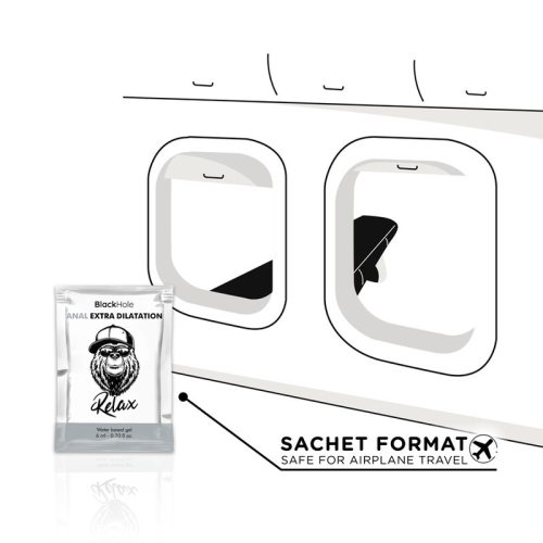 Black Hole vízbázisú anál gél - 6 ml