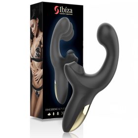 Ibiza léghullámos tölthető dupla vibrátor