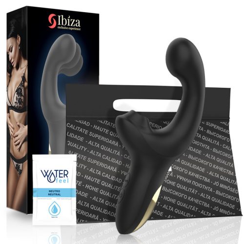 Ibiza léghullámos tölthető dupla vibrátor