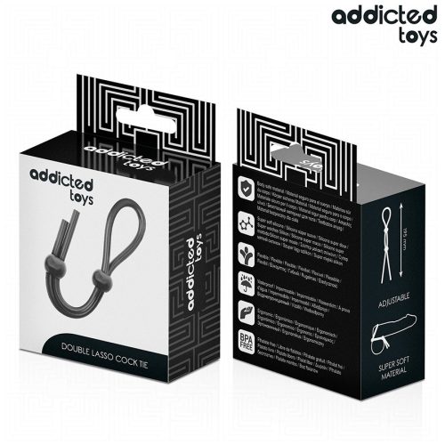 Addicted toys dupla gyűrűs állítható péniszgyűrű