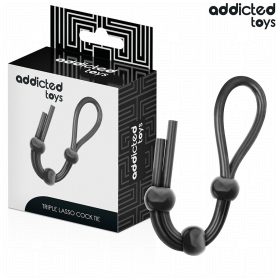 Addicted toys tripla gyűrűs állítható péniszgyűrű