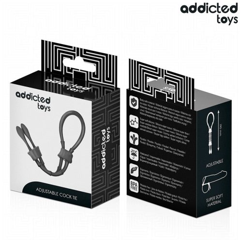 Addicted toys  állítható szilikon péniszgyűrű
