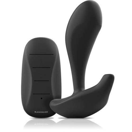 Black&Silver Dwayne tölthető wireless anál vibrátor