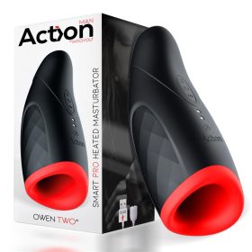   Action maszturbátor változtatható nyomással,  fűtési funkcióval