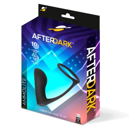 Afterdark Ammolite akkus prosztata vibrátor péniszgyűrűvel