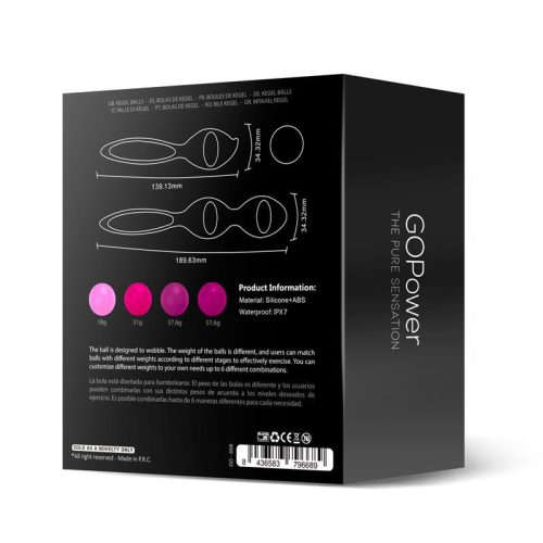 GoPower Ceyla szilikon gésagolyó szett