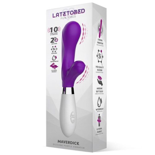 Latetobed Maverdick szilikon lila vibrátor