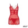 Adalet Zoe piros babydoll tangával - L/XL