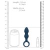 Loveline szilikon golyós anál füzér - 13 cm