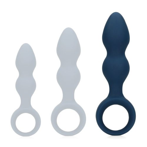 Loveline szilikon golyós anál füzér - 17 cm