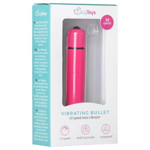 Easytoys mini vízálló rúdvibrátor - pink