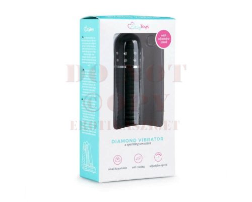 Easytoys Diamond mini vízálló rúdvibrátor - fekete