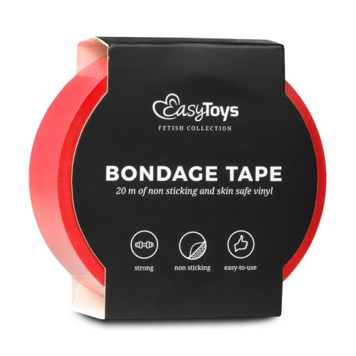 Easytoys bondage tape - piros szalag