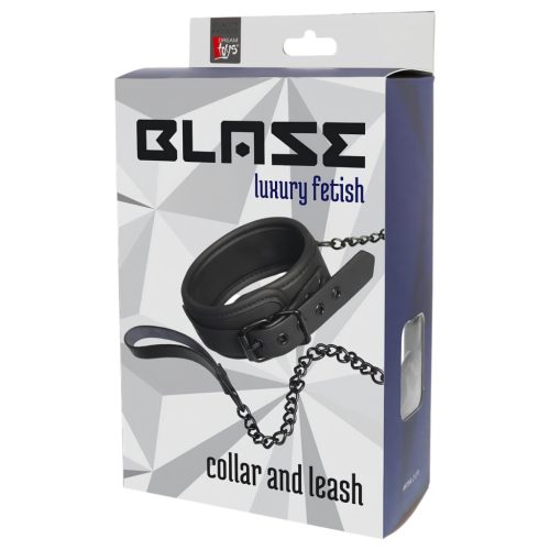 Blaze - fekete nyakörv és póráz