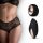Exkluzív akkus rádiós vibrációs fekete franciabugyi - Pantyrebel