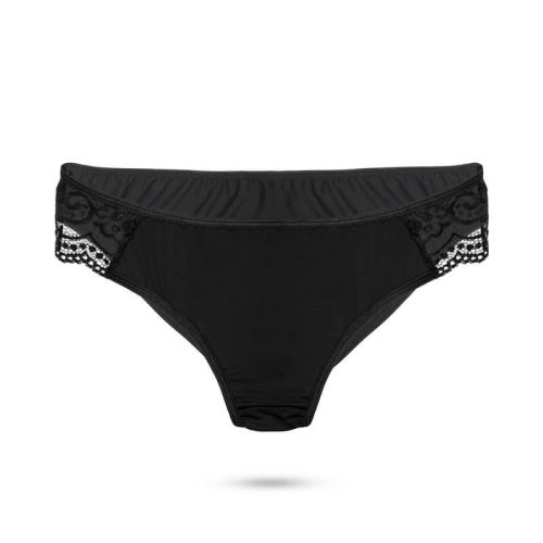 Exkluzív akkus rádiós vibrációs fekete alsó - Pantyrebel