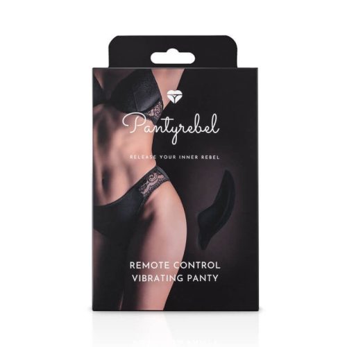 Exkluzív akkus rádiós vibrációs fekete alsó - Pantyrebel