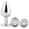 Gleaming Love - ezüst anál plug szett - 3 részes